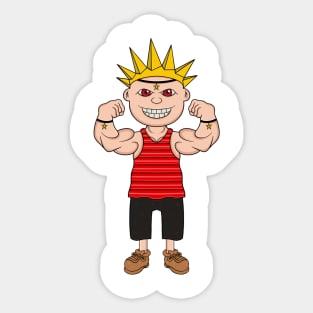 Calvin and Hobbes Strong Sticker